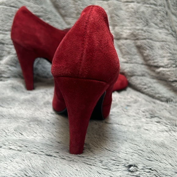 Franco sarto red suede booties - Picture 3 of 5